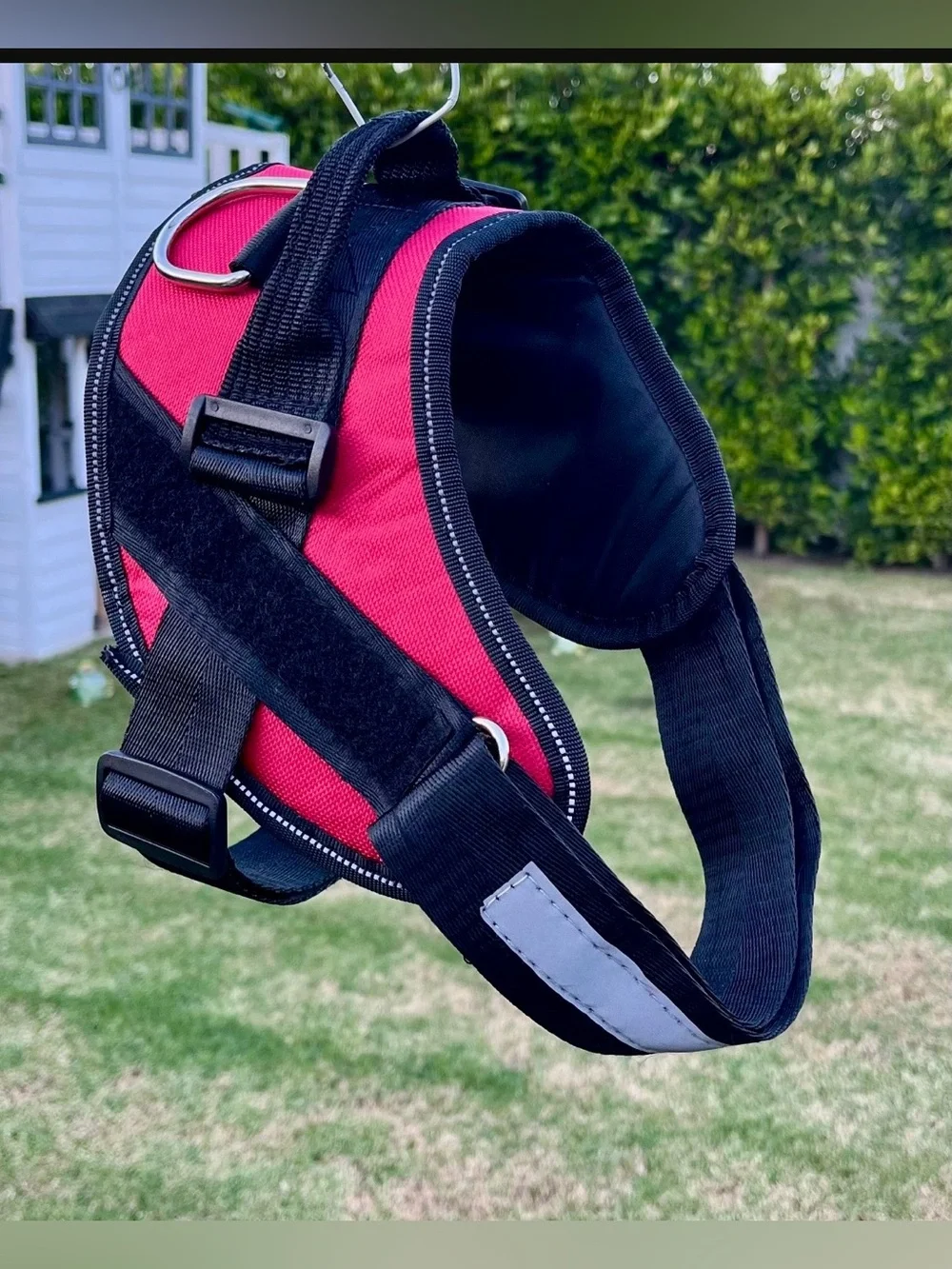 ShawnCo Essential Dog Harness, No-Pull Pet Vest with 3 Leash Clips, No Choke, Re